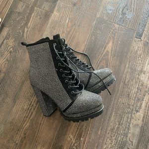 Women's Rhinestone Boots